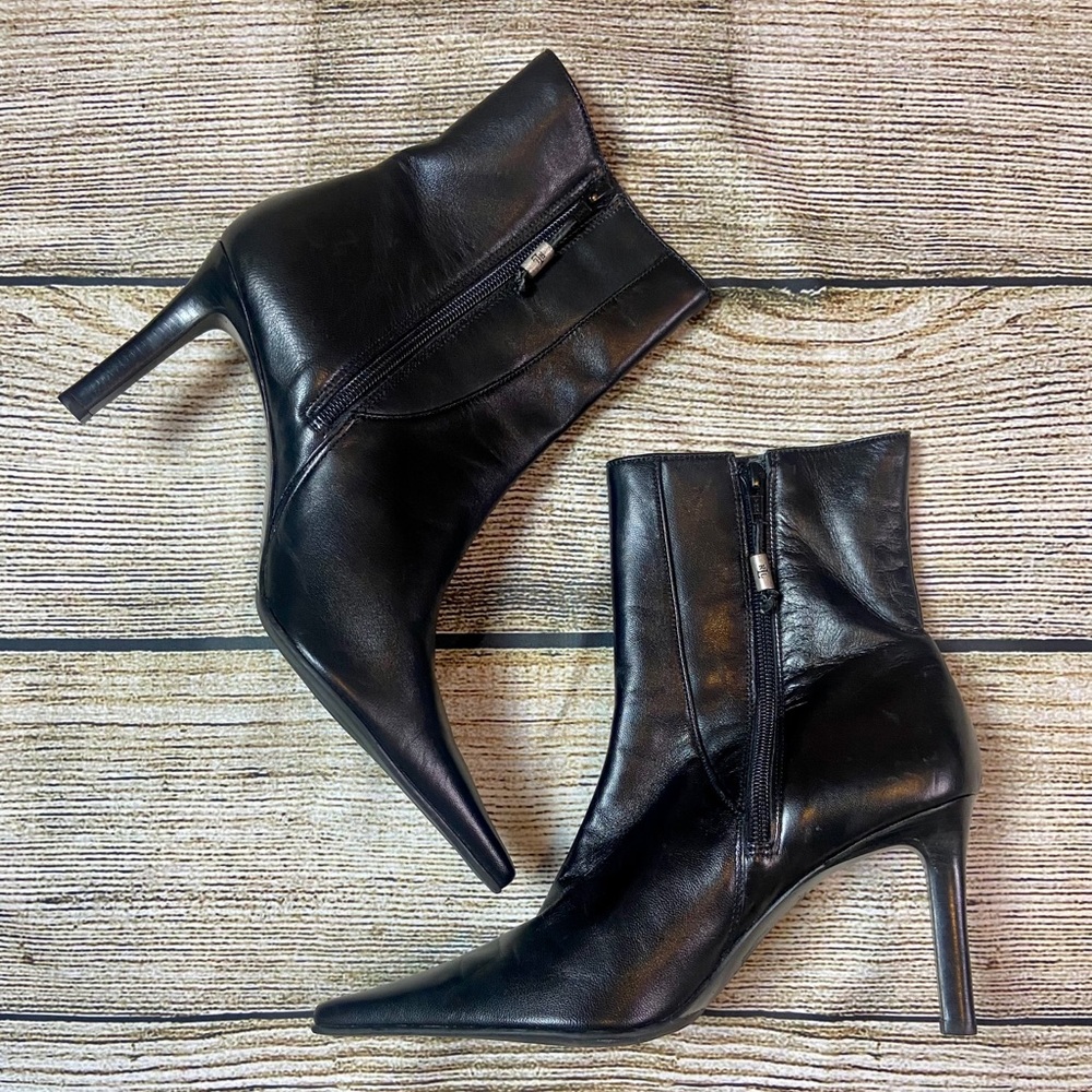 Ralph Lauren Leather Boots Heels
